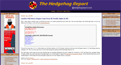 Desktop Screenshot of hedgehogreport.com